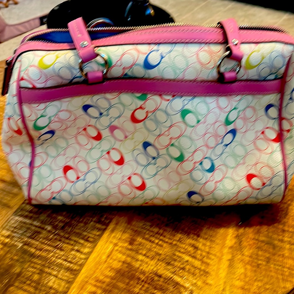 Coach multicolored vintage purse - Picture 2 of 4